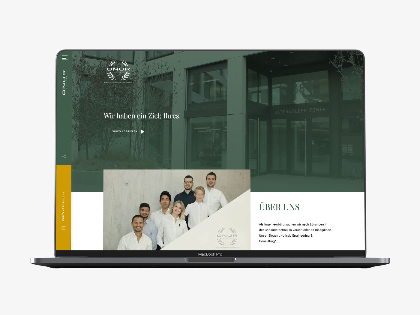 Onur Projects Mühendislik Website